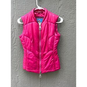 Authier Madonna Di Campiglio Puffy Vest Womens 38 (XS) Primaloft Made in Italy‎
